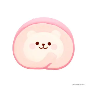 iBloom Squishy Fluffy Rollcake Marmo Strawberry Kawaii Soft Scented Slow Rising Stress Relief