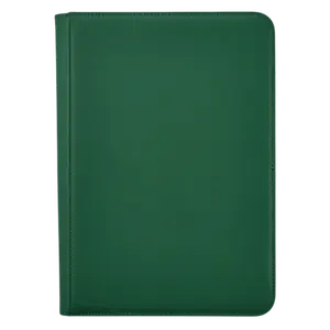 Arcane Fortress 9-Pocket Sideloading Binder: Solid Color - Green