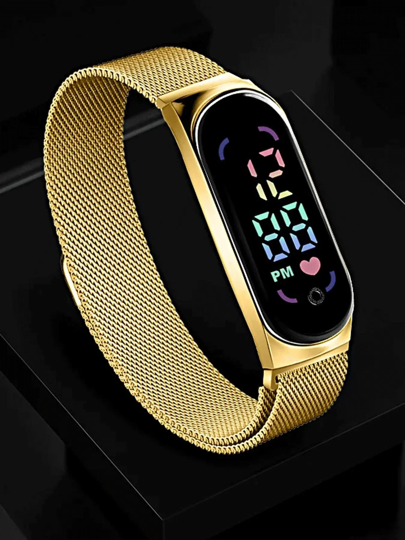 2025 New LED Women Watch Magnetic Watchband Strap Waterproof Touch Feminine Clock Fashion Digital Wristwatches Fashionable Digital Watch Fashionable Stylish Watch Modern Trendy Watch Trendy Wristwatch Analogue Quartz Watch
