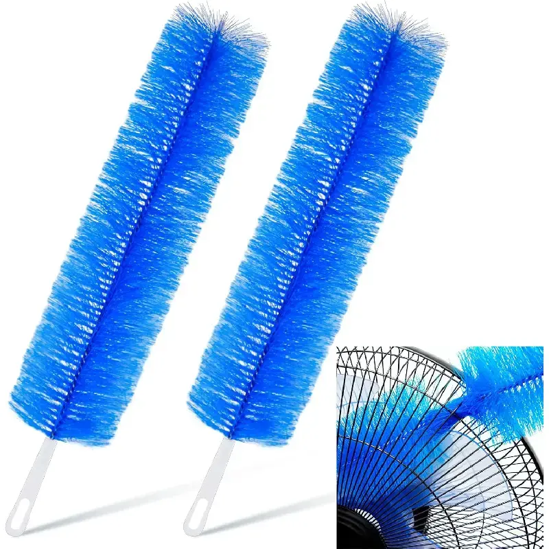 Fan cleaning brush, dust removal brush, cleaning brush, bendable microfiber head, reusable dust collector, washable, suitable for ceiling fan blades