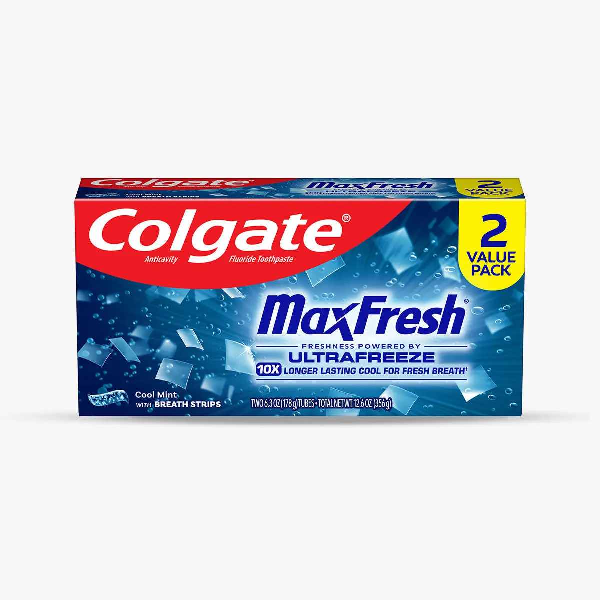 Colgate MaxFresh Cool Mint Toothpaste, 2 Pack