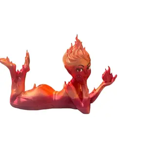 Fire Sprite Shelf Decor Figurine Decoration Decorative Sculpture