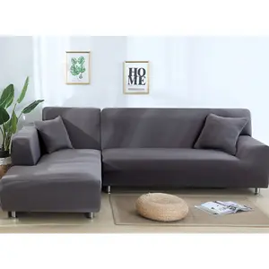 Solid Corner Sofa Covers Couch Slipcovers Elastica Material Sofa Skin Protector Cover Sofa Armchair