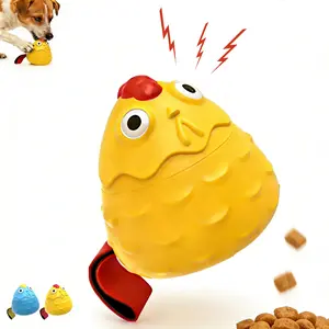 Food-Dispensing Puzzle Dog Toy, Can Make Sounds, Dispense Treats, Help Expend the Dog’s Energy, Relieve Anxiety, and Prevent Depression, Natural Rubber dogstoys