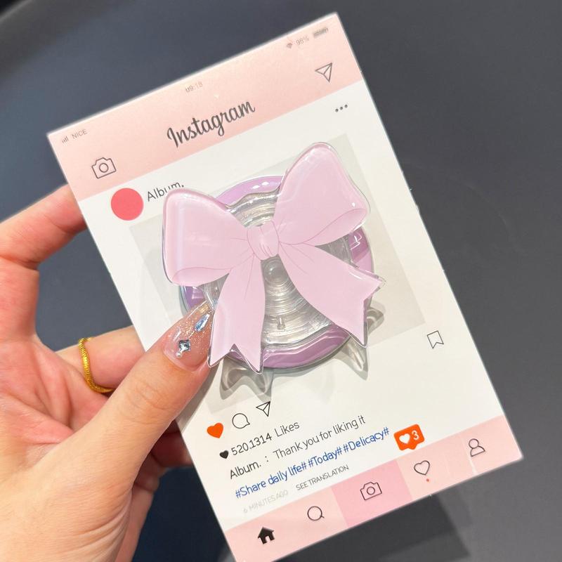 Collapsible Phone Stand with Flower Shape  Multi Functional Stand Holder with Expanding Design for Smartphone Tablet Cell Phone Accessory Magnetic