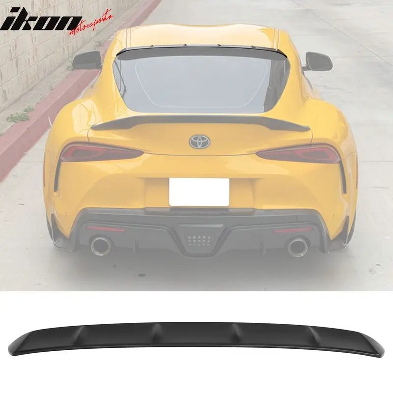 Rear Roof Spoiler for Toyota Supra GR MK5 5th 2020-2026 V2 Matte Black ABS