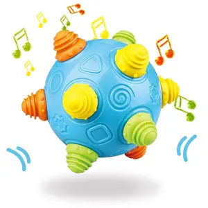Music Shake Dancing Ball Toy, BPA Free Bouncing Sensory Developmental Ball for Boys and Girls