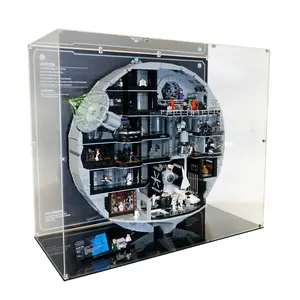 Acrylic Display Case UV Print Compatible with LEGO® 75419 Death Star (UCS)- Set Not Included