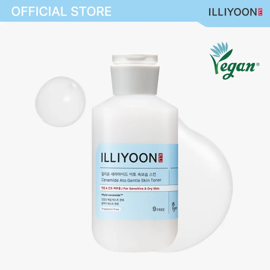 [ILLIYOON] Ceramide Ato Moisturizing Milky Toner | Lightweight Milky Essence, Skin Softener Cream, Soothing, Hydrating, Solution for Acne-Prone Skin, Skin Barrier, Hypoallergenic & Sensitive Skin-Friendly, Fragrance-Free, Korean Skincare, 8.45 fl.oz.