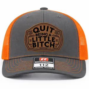 Quite Being A Little Richardson 112 Leather Patch Hat