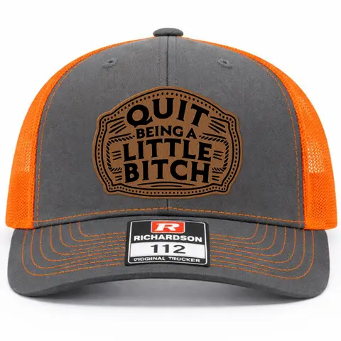 Quite Being A Little Richardson 112 Leather Patch Hat