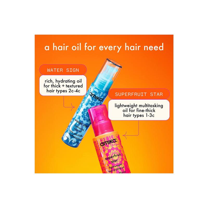 amika Superfruit Star Light Weight Hair Styling Oil