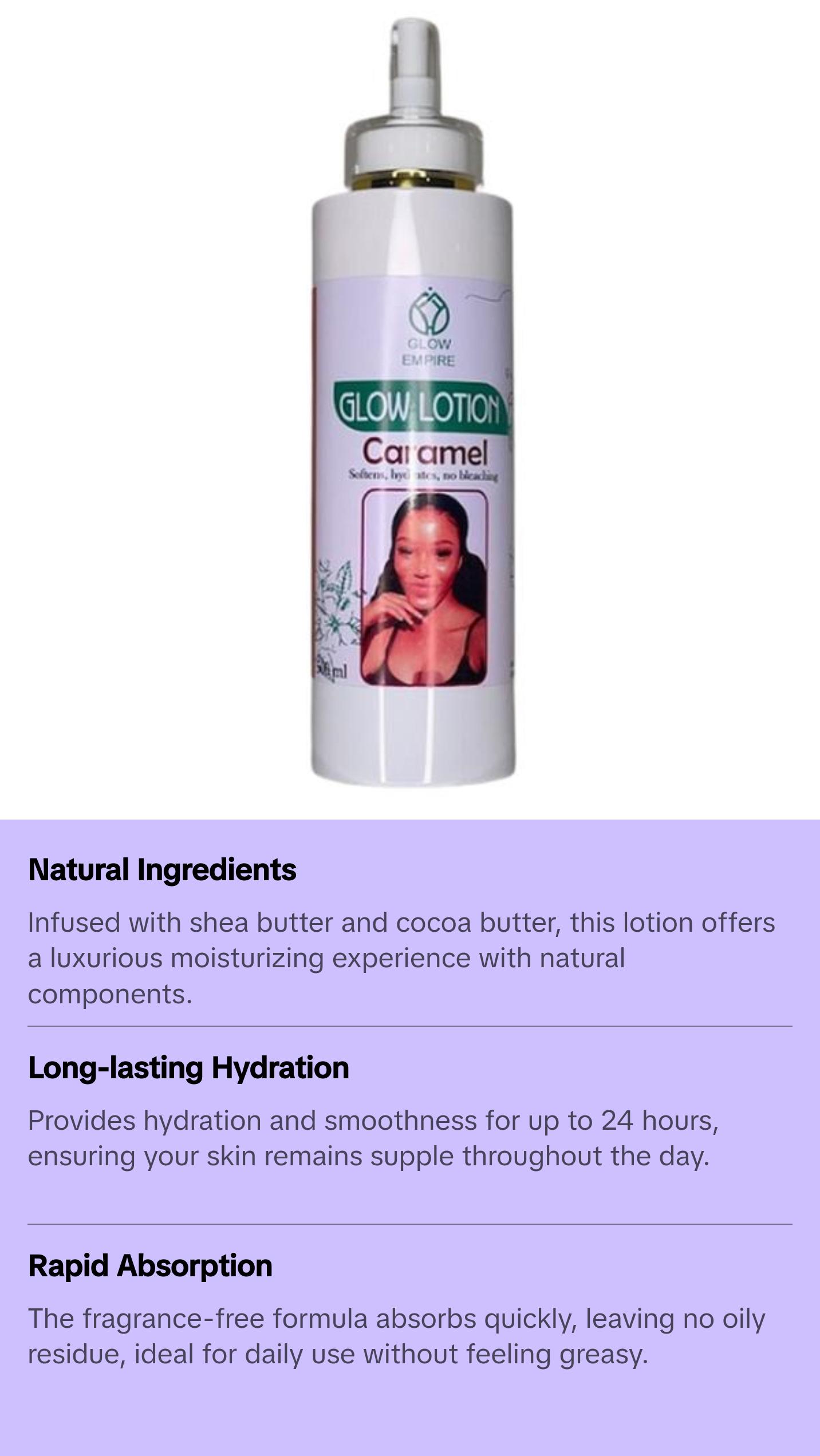 Caramel lotion (500ml)