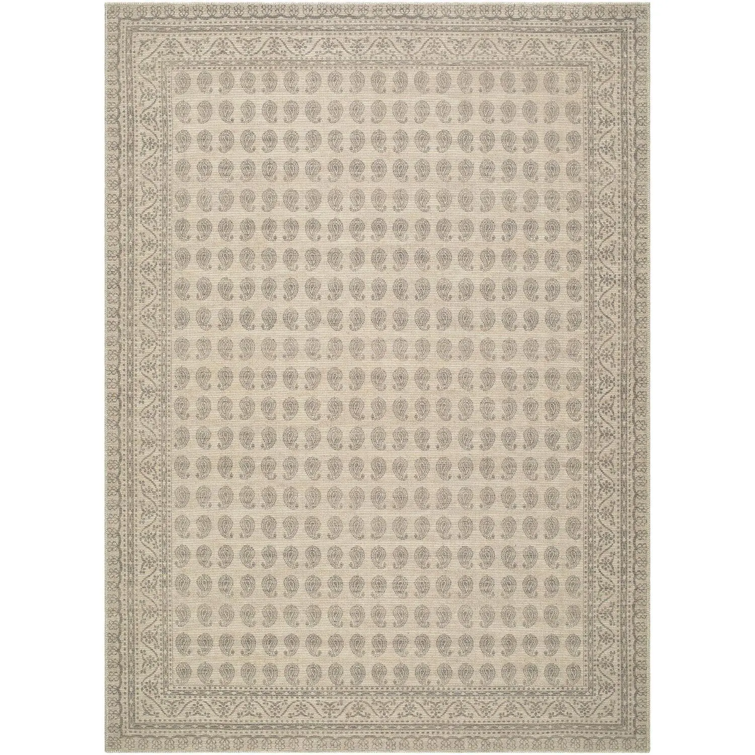 Livabliss Nabela Noor Home Alo II Machine-Woven Polyester Rug, Traditional Style, Gray