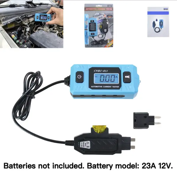 Car Circuit Probe Tester, Automobile Current Tester, Circuit Measure, Fuse Tester Max 48V, Automotive Tester, Fault Test Tool summerwins