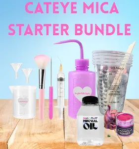 Cat Eye Mica Starter Bundle Kit - Mica Powder Tumbler Kit