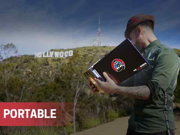 LIPFI'S 360 Barber Mirror – 3 Way Mirror for Self Hair Cutting, Adjustable Trifold Barber Mirror, 3 Sided Tri Fold Self Haircut System for Men & Women Braiding, Professional Mirror for Fades, Lineups, Tapers & Grooming, Folding Mirror for Home & Barbers