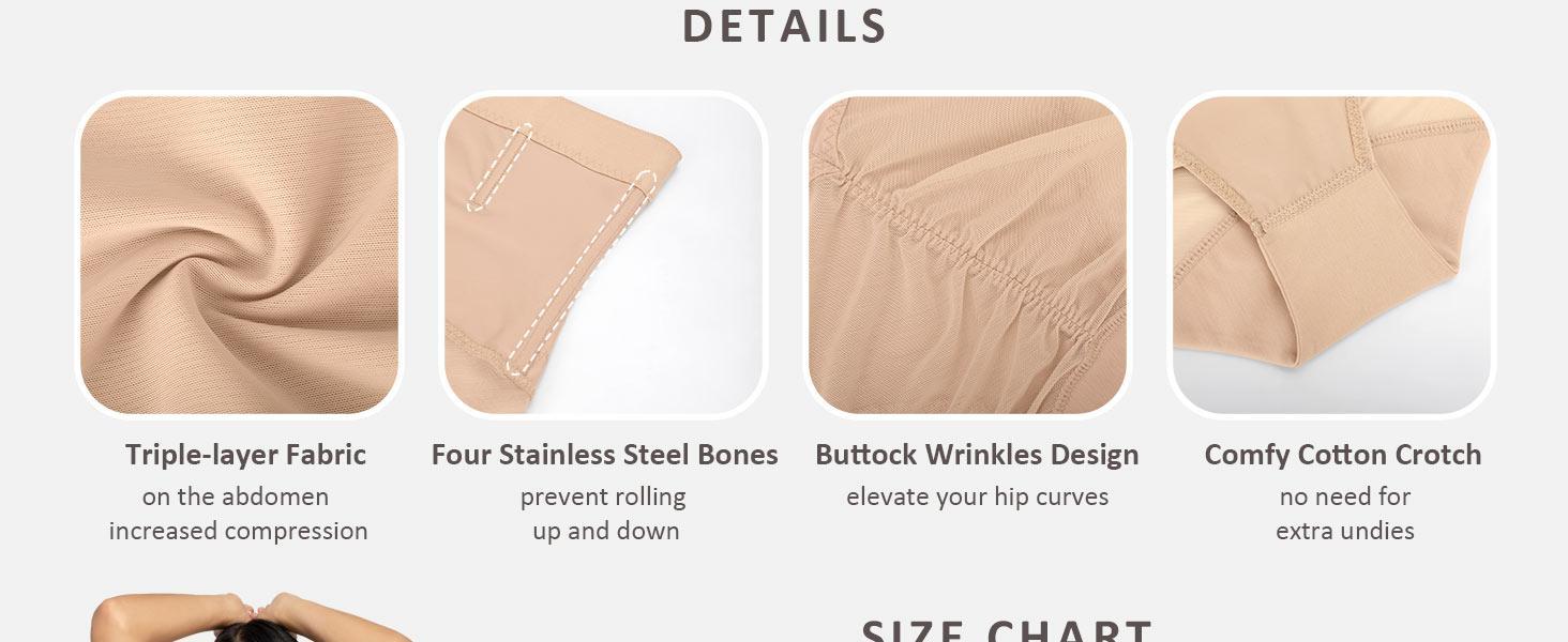 FeelinGirl Tummy Control Shapewear for Women Butt Lifting Briefs Body Shaper Underwear Comfort Womenswear SpringStatements
