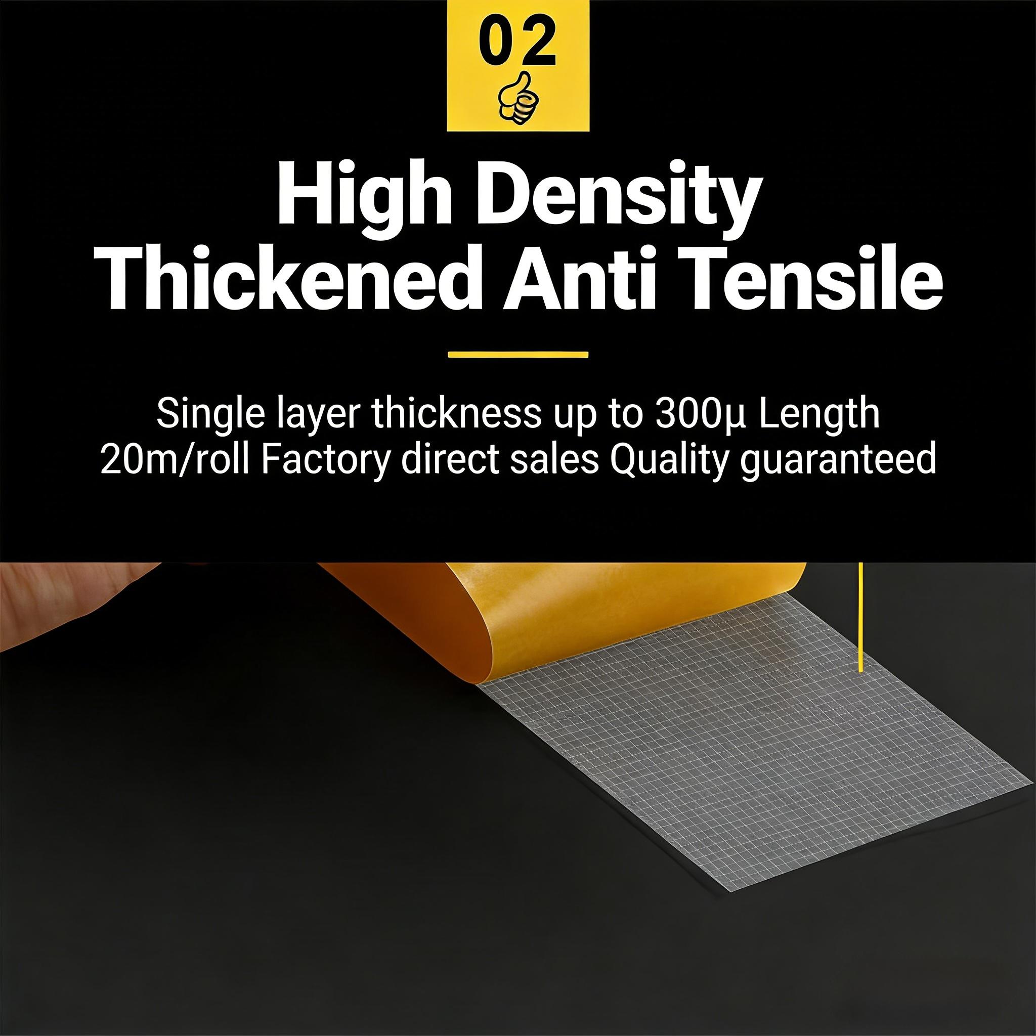 Heavy-Duty Double Sided Tape, Strong Adhesive, Waterproof & Removable, No Residue, Ideal for Carpet, Wallpaper, Balloons & Home Use Heavy-Duty Double Sided Tape, Strong Adhesive, Waterproof & Removable, No Residue, Ideal for Carpet, Wallpaper, Balloons & Home Use