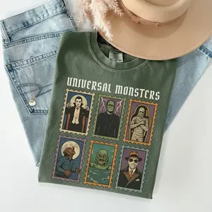 Comfort Colors Universal Monsters Shirt For Epic Universe Trip Tee, Universal Monsters Tshirt, T-shirt For Universal Orlando, Classic Monsters Tshirts