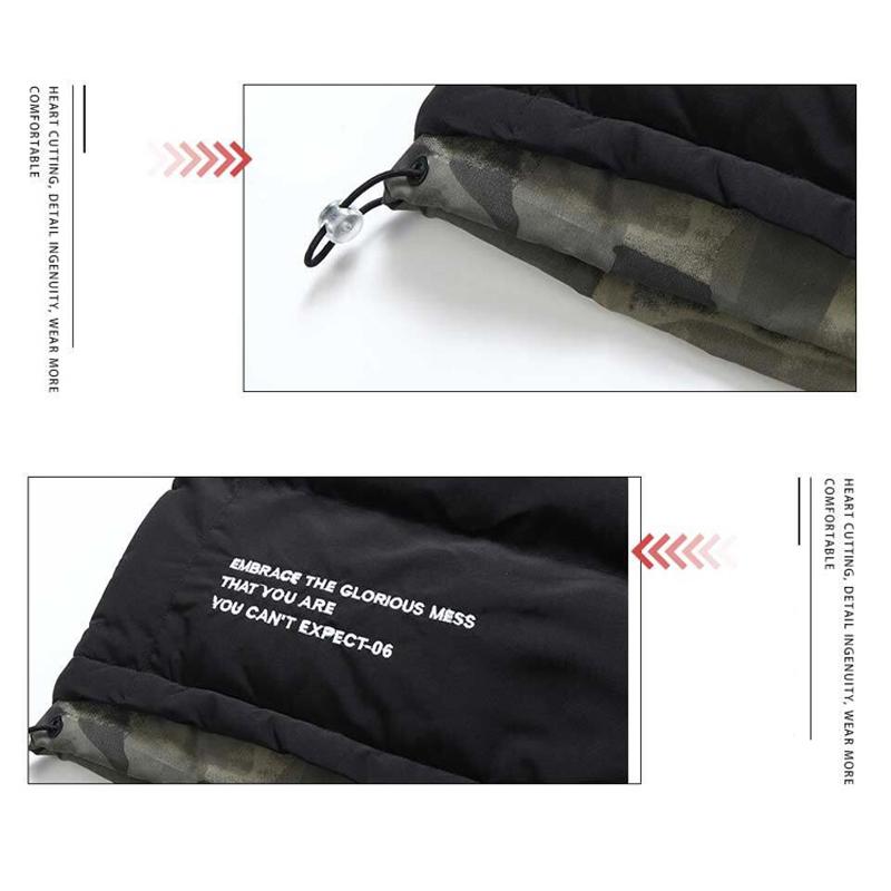 Men's Lightweight Puffy Hoodie – A thick, warm cotton jacket; features a drawstring hood, hook-and-loop fasteners, and a zippered front closure; perfect for various occasions such as commuting to work or going out on the weekend; an essential versatile pi Men's Lightweight Puffy Hoodie – A thick, warm cotton jacket; features a drawstring hood, hook-and-loop fasteners, and a zippered front closure; perfect for various occasions such as commuting to work or going out on the weekend; an essential versatile pi