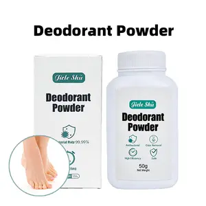 Jiele Shu Natural Deodorizing Powder — 24 Hour Dual Action Odor Control, Colorless & Odorless, FDA Certified, Long Lasting Up to 30 Days, Antibacterial Formula