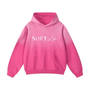 Pink Heavyweight 100% Soft Life Oversized Hoodie