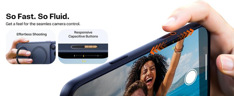 TORRAS OStand Q3 Spin Magnetic Stand Case for iPhone 17 Pro Max with 360° Rotatable Kickstand 4X Military-Grade Protection Protection & MagSafe Compatible