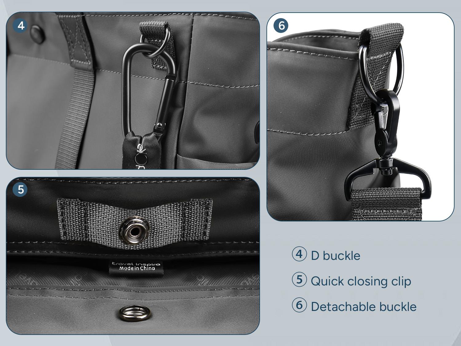 travel inspira Laptop Tote Bag for Women/Men, Versatile Work Bag with Adjustable Shoulder Strap, Water-Repellent Travel-Ready Duffle Bag with Reinforced Bottom for Travel, Work, School and Business travel inspira Laptop Tote Bag for Women/Men, Versatile Work Bag with Adjustable Shoulder Strap, Water-Repellent Travel-Ready Duffle Bag with Reinforced Bottom for Travel, Work, School and Business