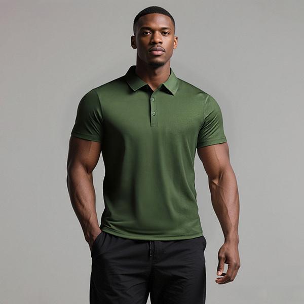 4-Pack Basic Solid Color Breathable Polo Shirts