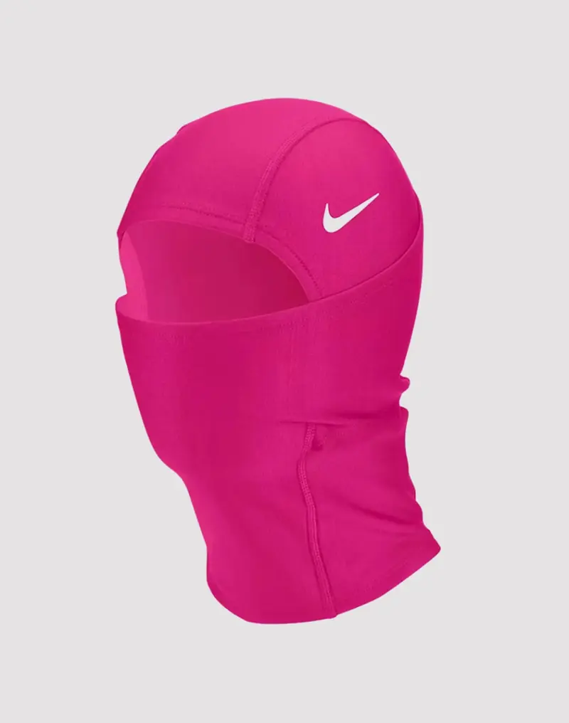 Nike Men's Pro Hyperwarm Hood PINK White Swoosh OSFM