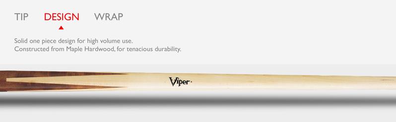 Viper One Piece 57" Maple Bar Billiard/Pool Cue Stick Viper One Piece 57" Maple Bar Billiard/Pool Cue Stick