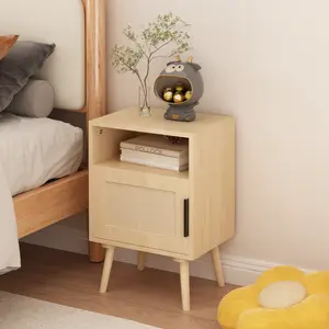 Nightstand, Bed Side Table with Drawer, Night Stand for Bedroom,Storage End Table for Living Room