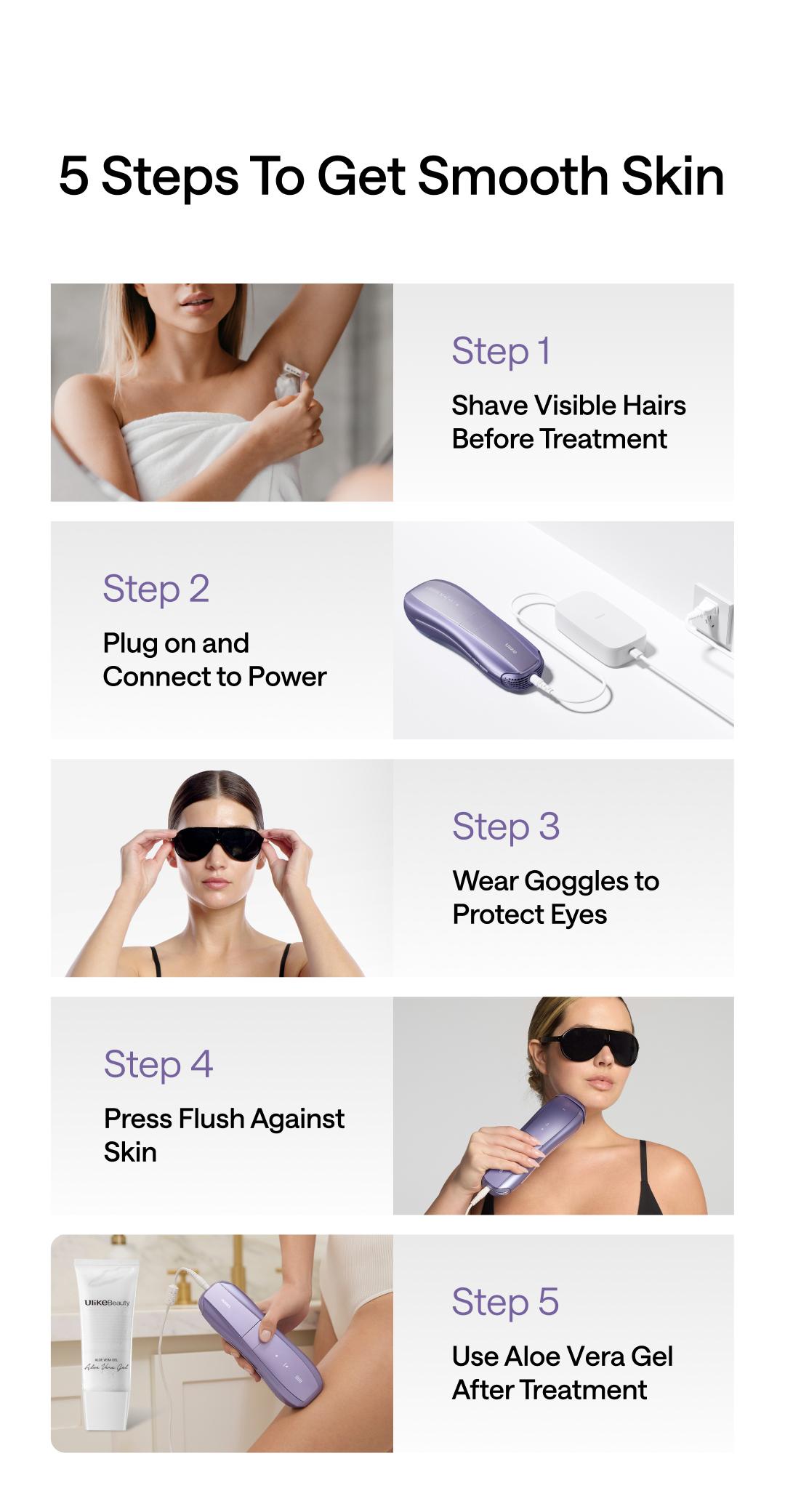 Ulike Laser Hair Removal, Air 10 IPL Hair Removal Device with Ice Cooling Comfort, Dual Lights, Skin Sensor & SHR Mode for Women & Men, Long-Lasting & Salon-liked Hair Removal Nearly Painless Result at Home, Christmas Present