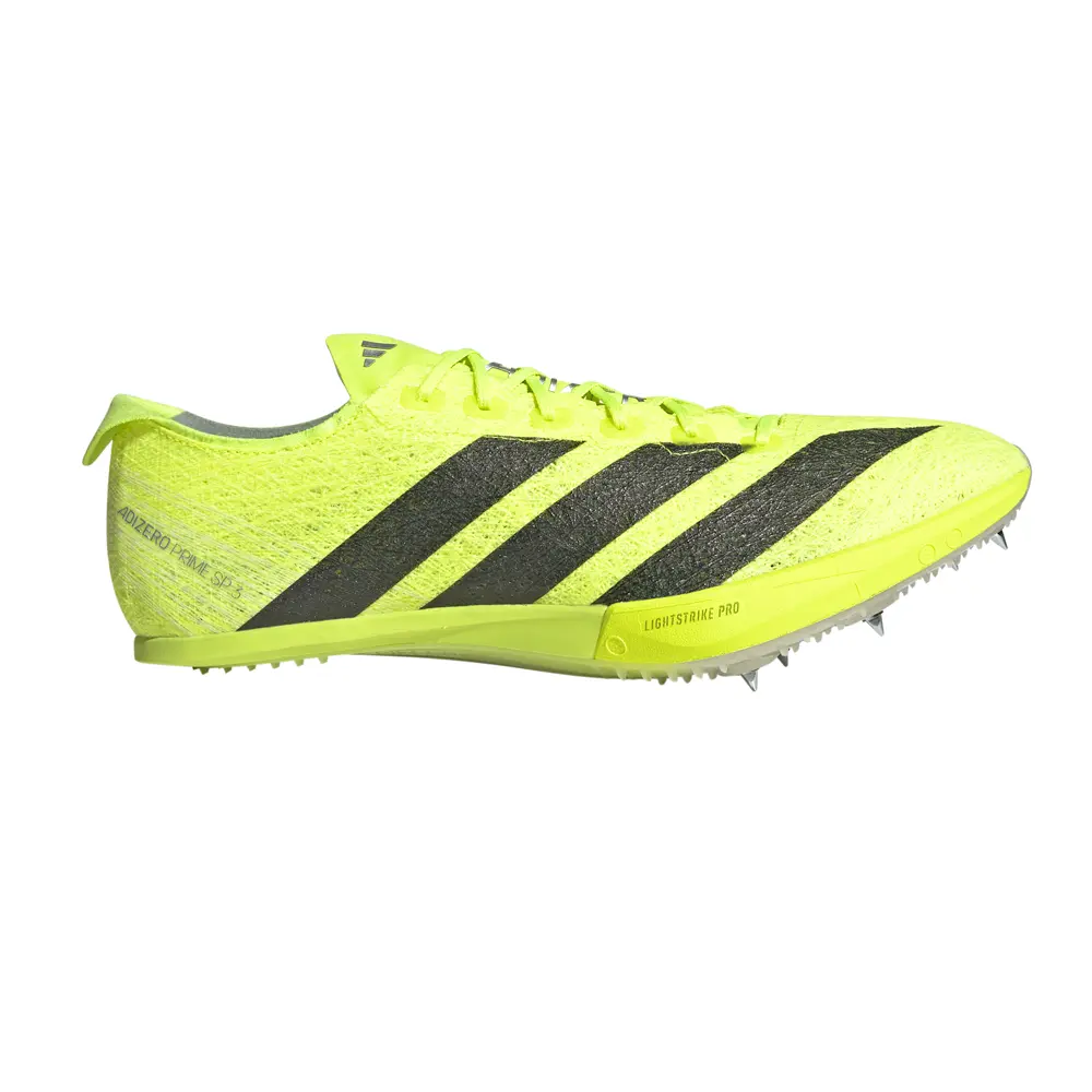 adidas Mens Adizero Prime Sp 3 Strung Track-Field Sneakers Shoes - Yellow