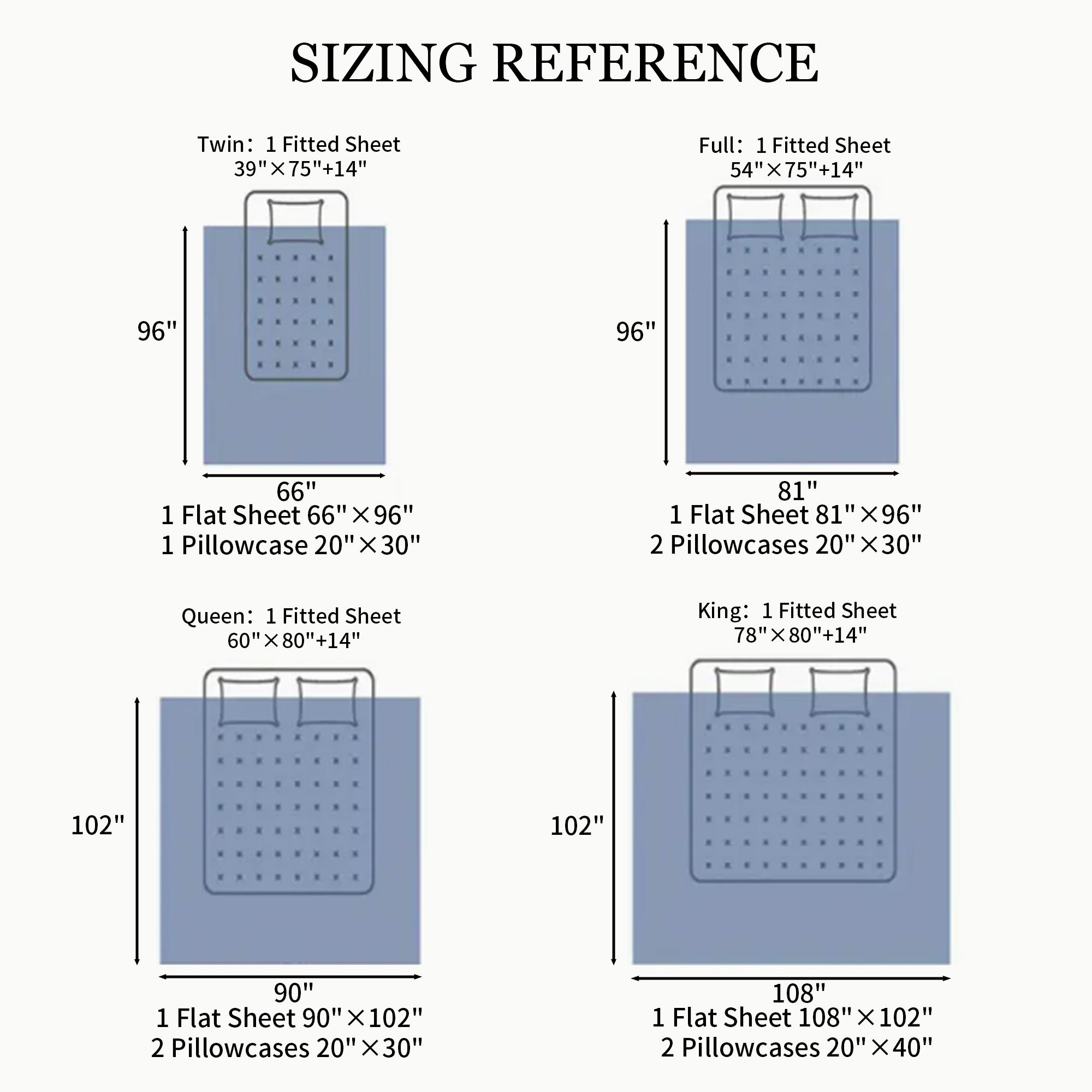 4-Pc Bed Sheets Set - Romantic Embossed Design & Brushed Microfiber  Bed Set- King Bed Sheet & Pillowcases - Upto 14" Deep Pocket Hotel Luxury Queen Sheets