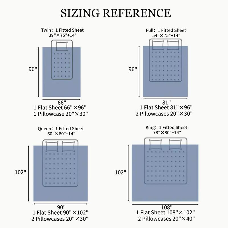 4-Pc Bed Sheets Set - Romantic Embossed Design & Brushed Microfiber  Bed Set- King Bed Sheet & Pillowcases - Upto 14" Deep Pocket Hotel Luxury Queen Sheets