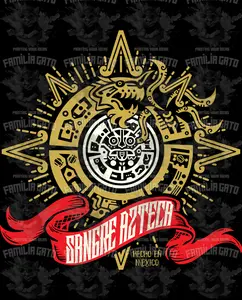 Sangre Azteca  DTF Transfer
