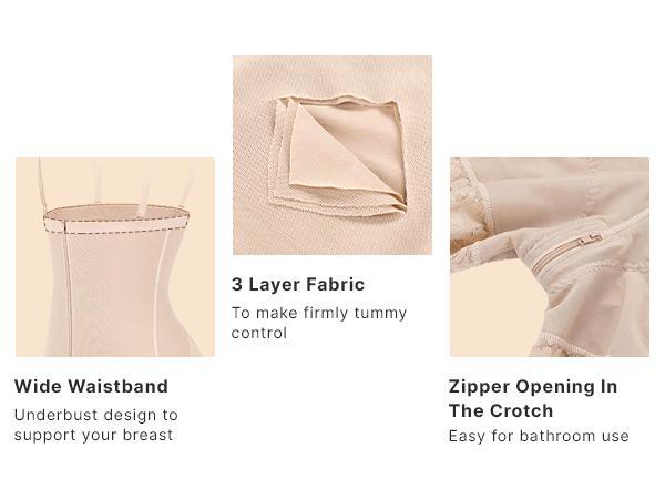 Shapellx AirSlim Firm Tummy  Bodysuit With Butt Lifter Shorts Shapewear Womenswear live