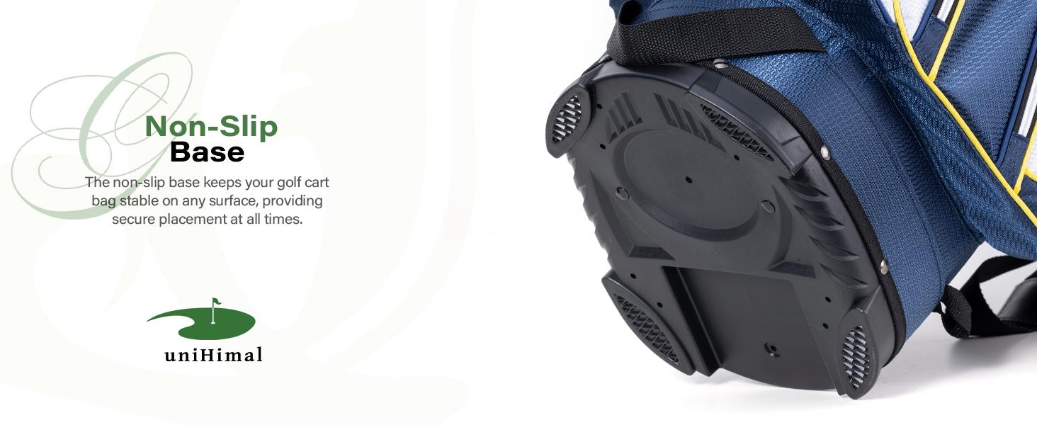 UNIHIMAL Golf Cart Bag with 14-Way Divider Top, Ample Storage Space, Men's Golf Bag with Handles and Umbrella Holder