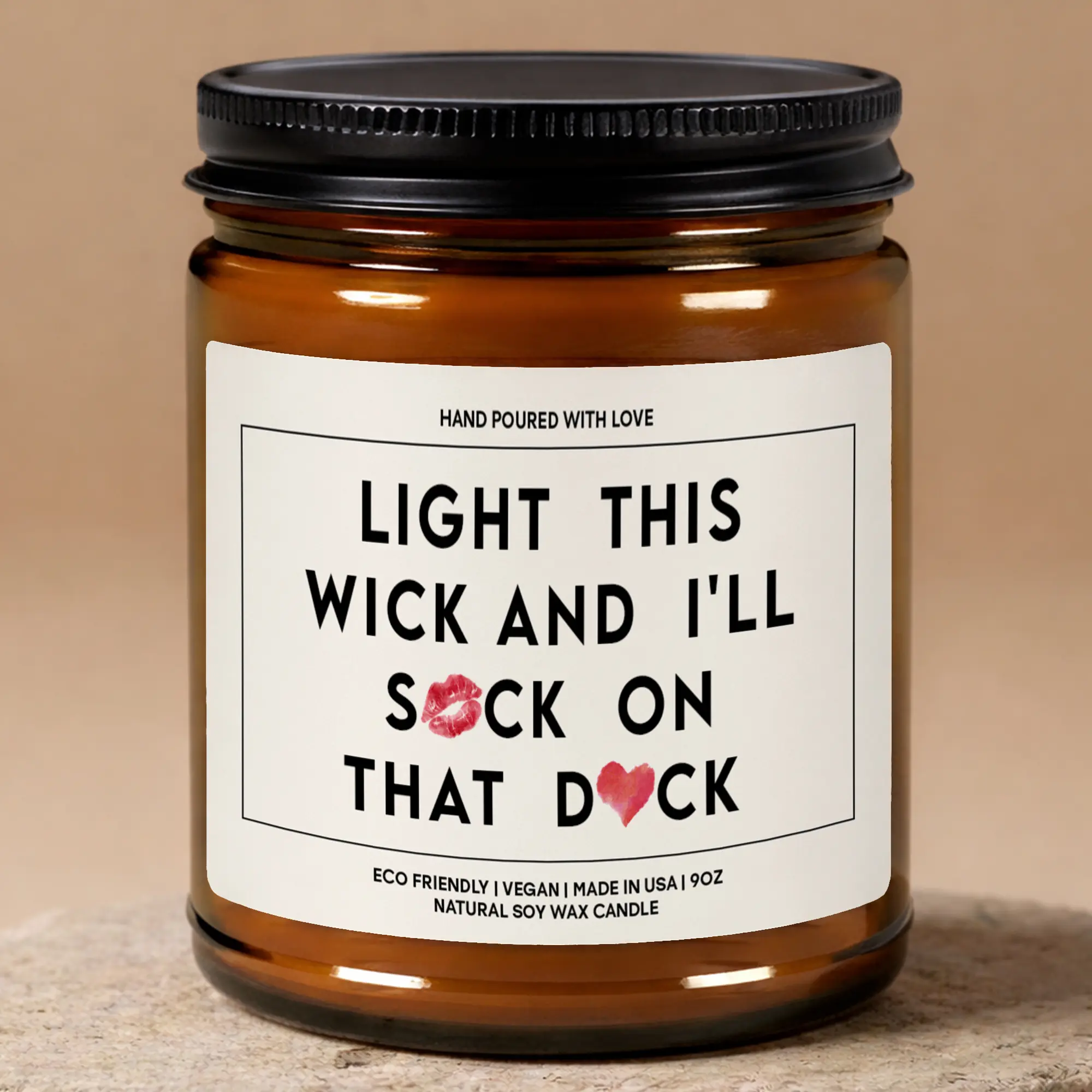 MAKEAGIFT Adult Humor Candle, Valentines Day Gifts, Anniversary Gift, Romantic Joke Candles, Bachelorette Gift Candle, Adult Humor Home Decor Gifts