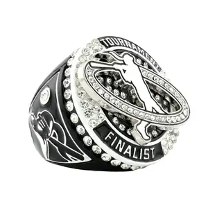 GEN26C Softball Black&White Tournament Finalist Ring