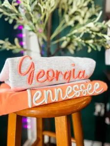 Embroidered Puff States T's N' Pullovers 🇺🇸Made to Order🇺🇸