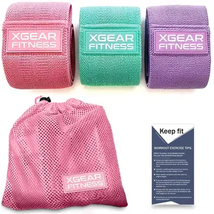 Premium Resistance Bands for Women - 3 Levels of Booty Bands for Effective Butt Workouts - Perfect for Home or Gym Fitness Training