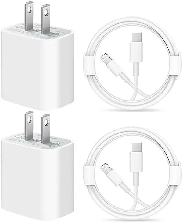 Novobit Charger for iPhone Fast Charging 20W Wall Charger with 6FT Cable