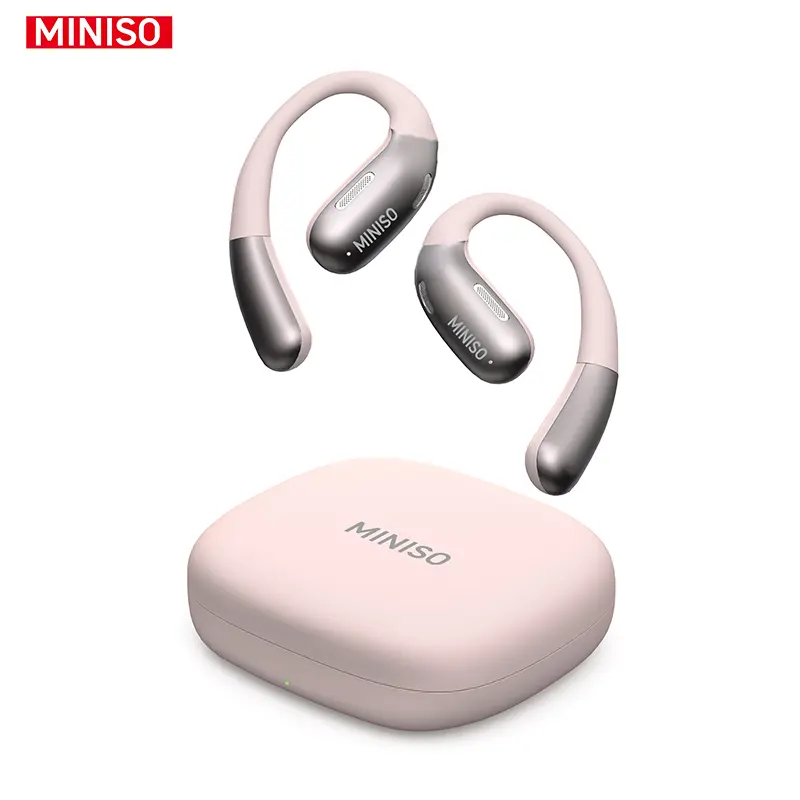 MINISO X28 OWS Open Ear Bluetooth Audio Wireless Headphones, Hifi Immersive Sound, Sports-Friendly IPX5 Waterproof Audio Headset with Built-in Microphone