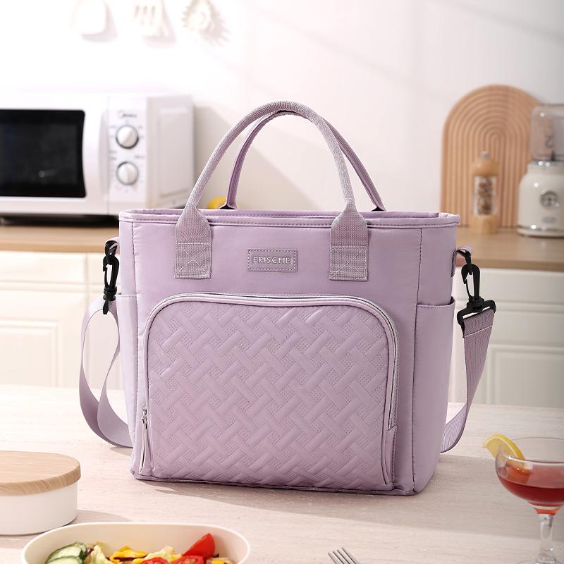 Lunch Tote Bag for Women，11L ultra large capacity insulated lunch bag, waterproof and leak proof PEVA lined lunch bag，reusable outdoor refrigerated lunch bag，Insulated Lunch Tote Bag for Women Men，Leakproof Large Womens Lunch Bags for Work