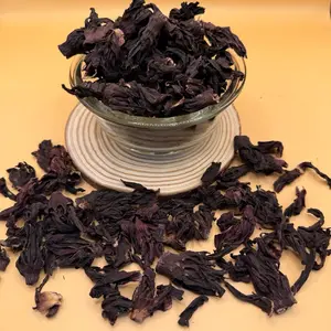 PULSEGLU organic Hibiscus petals | African Hibiscus | Zobo | 5 Oz (141g) | Dried Hibiscus flowers | Beverage for Heart Health | Herbal tea for wellness | whole hibiscus leaf |