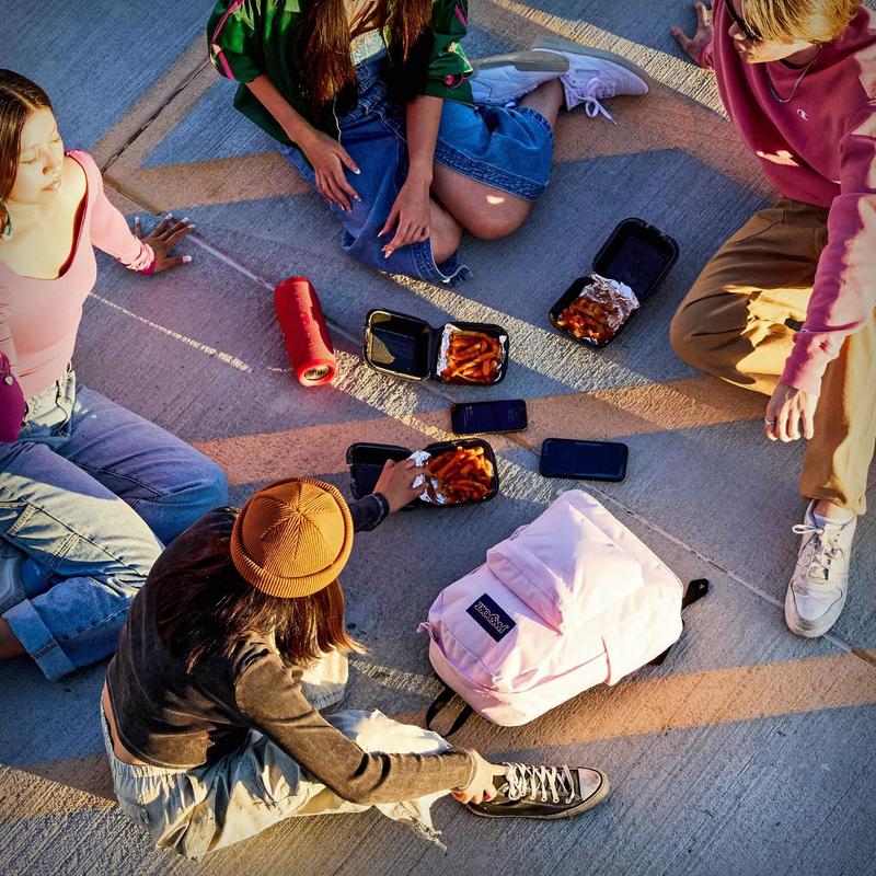 JanSport One Backpacks - Durable, Lightweight Bookbag with 1 Main Compartment, Front Utility Pocket with Built-in Organizer - Premium Backpack, Black