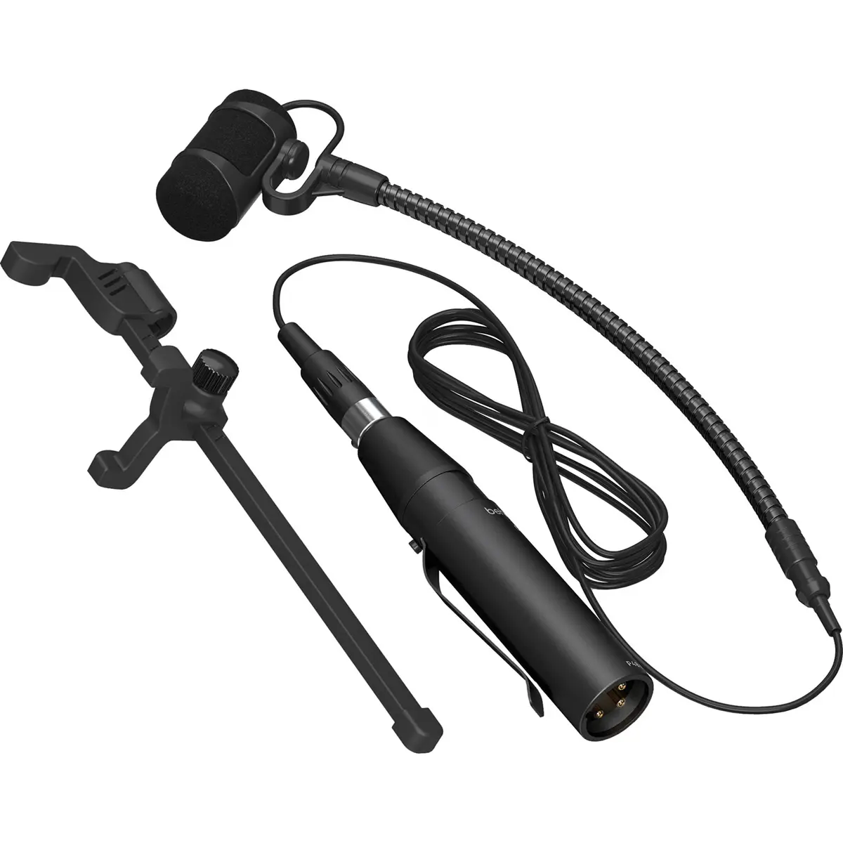 Behringer CB100 Clip-On Cardioid Condenser Gooseneck Microphone Kit for Acoustic Guitar